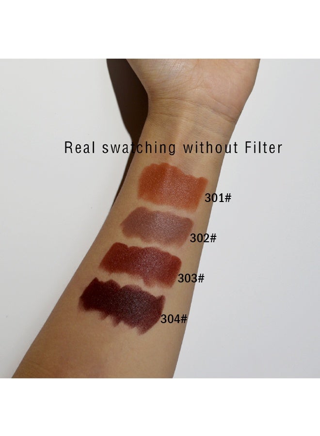 Beckisue Semi Matte Lipstick Creamy Natural Nude Lipstick Moisturizing and Smooth Lip  for All Skin (Color 301) - Image 4